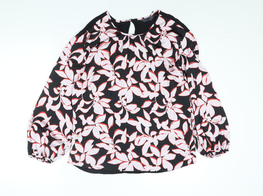 Womens UK Size 8 Marks and Spencer Multicoloured Basic Blouse