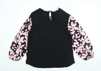 Womens UK Size 8 Marks and Spencer Multicoloured Basic Blouse