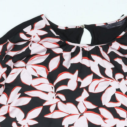 Womens UK Size 8 Marks and Spencer Multicoloured Basic Blouse