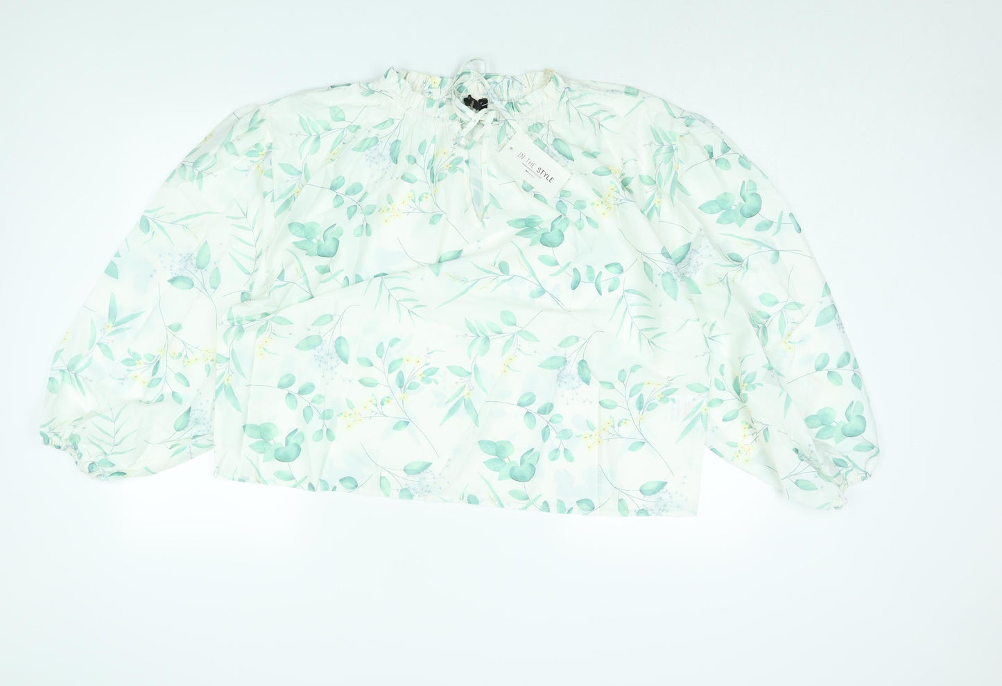 Womens UK Size 14 In the Style White Basic Blouse