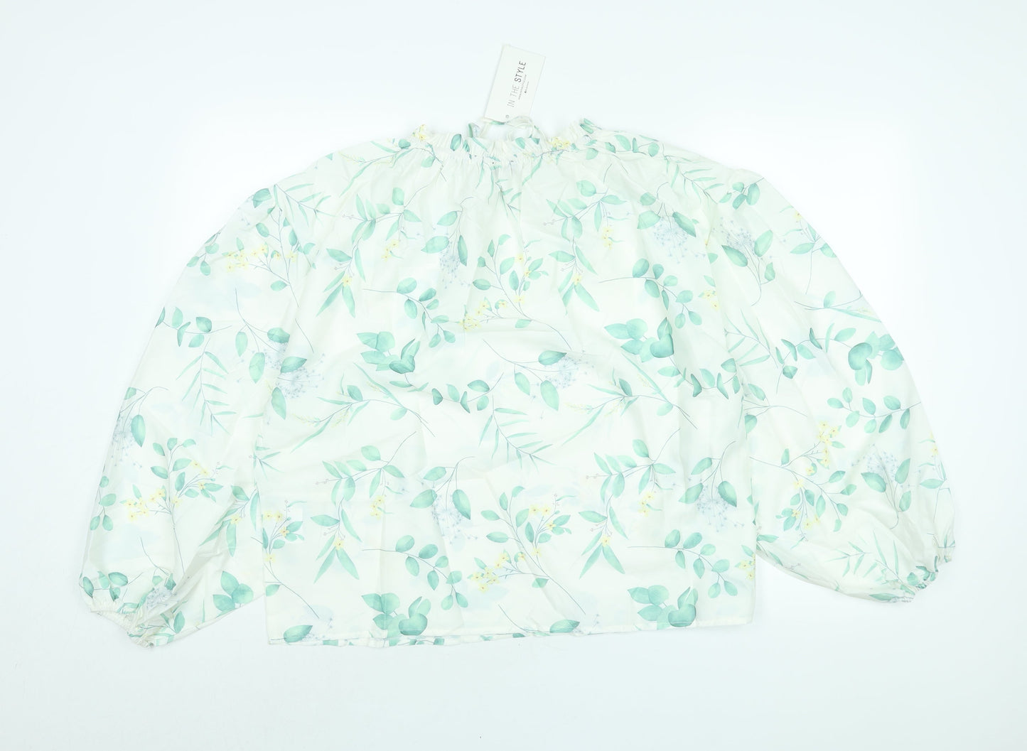 Womens UK Size 14 In the Style White Basic Blouse