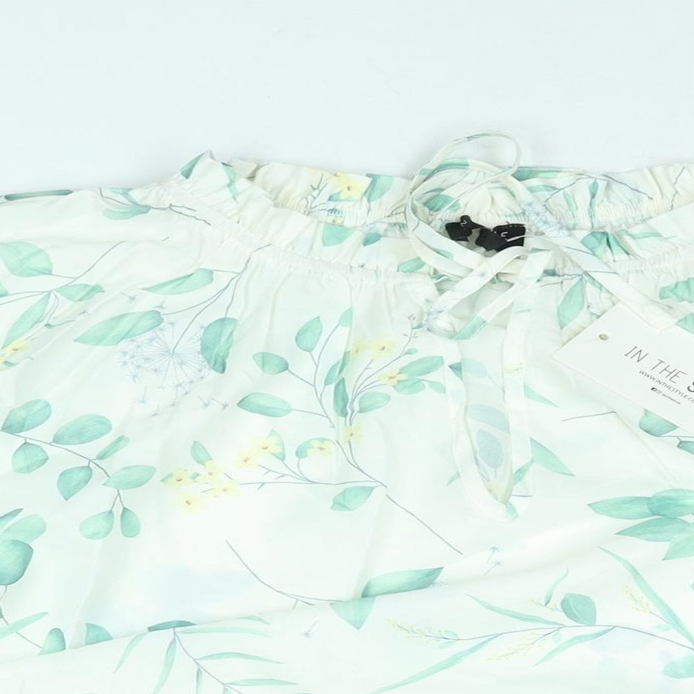 Womens UK Size 14 In the Style White Basic Blouse