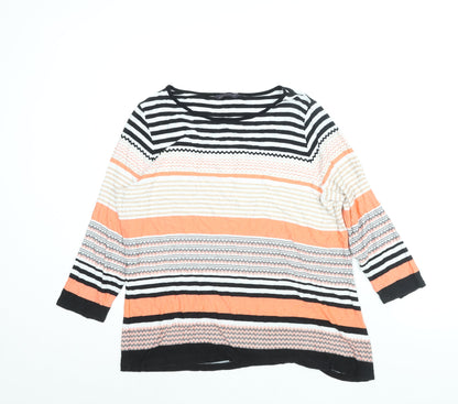 Womens UK Size 18 Marks and Spencer Multicoloured Basic Blouse