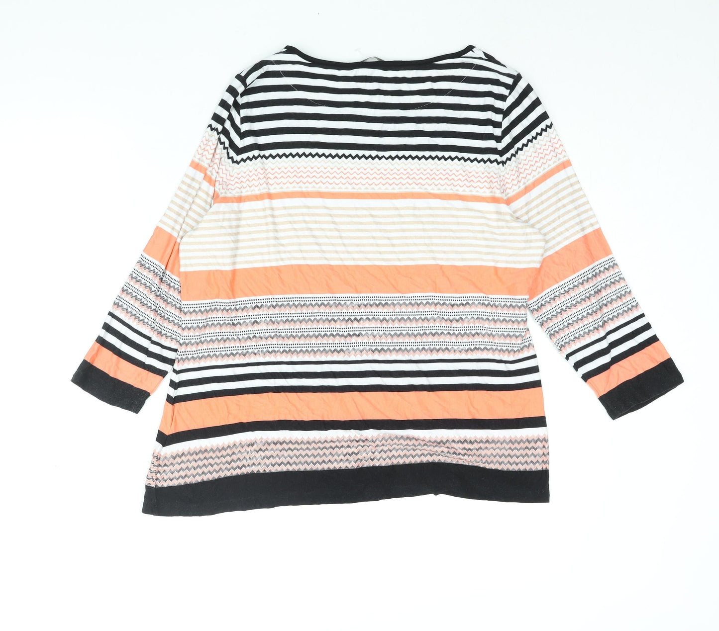 Womens UK Size 18 Marks and Spencer Multicoloured Basic Blouse