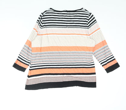 Womens UK Size 18 Marks and Spencer Multicoloured Basic Blouse