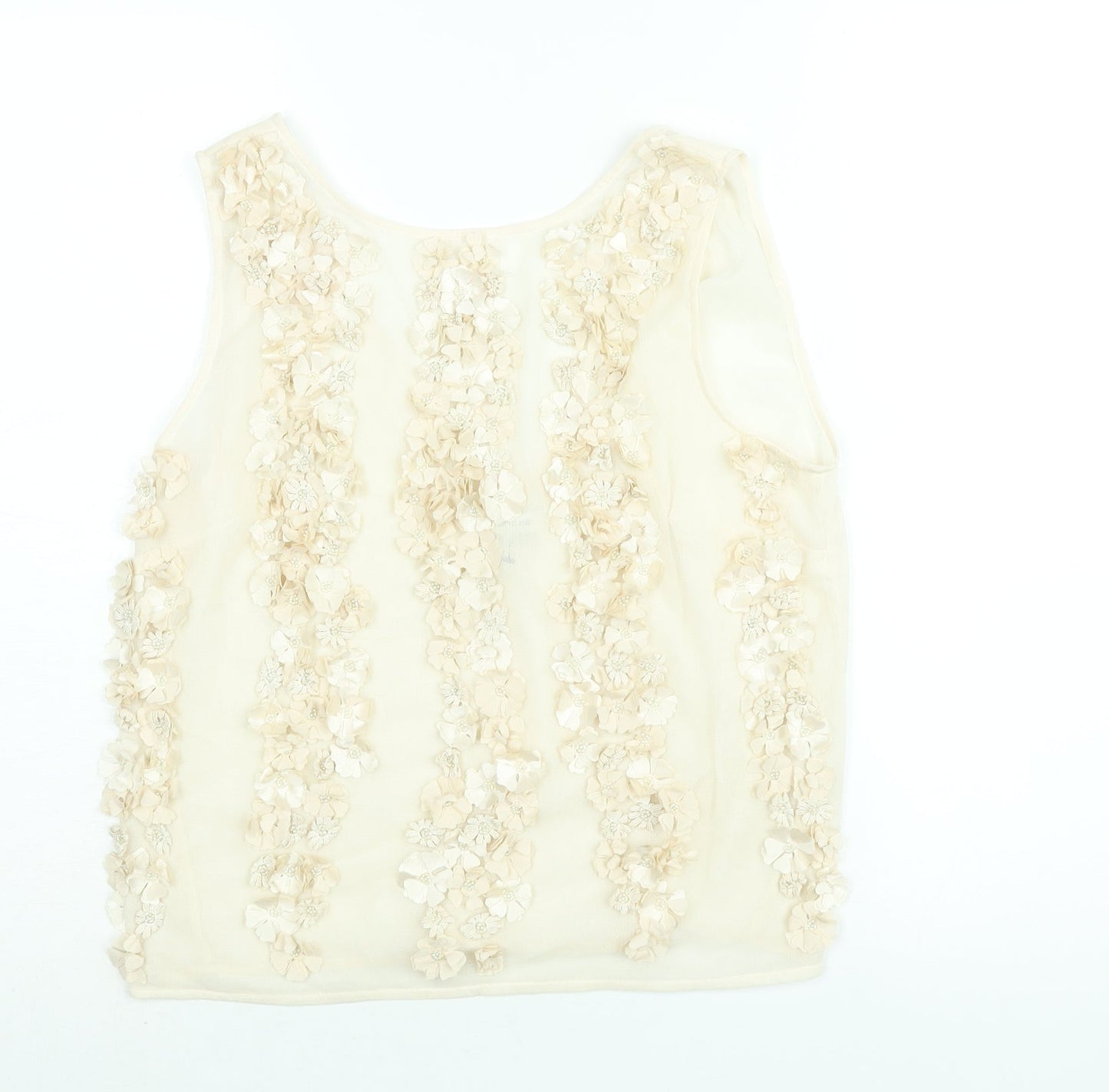Womens UK Size 12 River Island Ivory Camisole Blouse