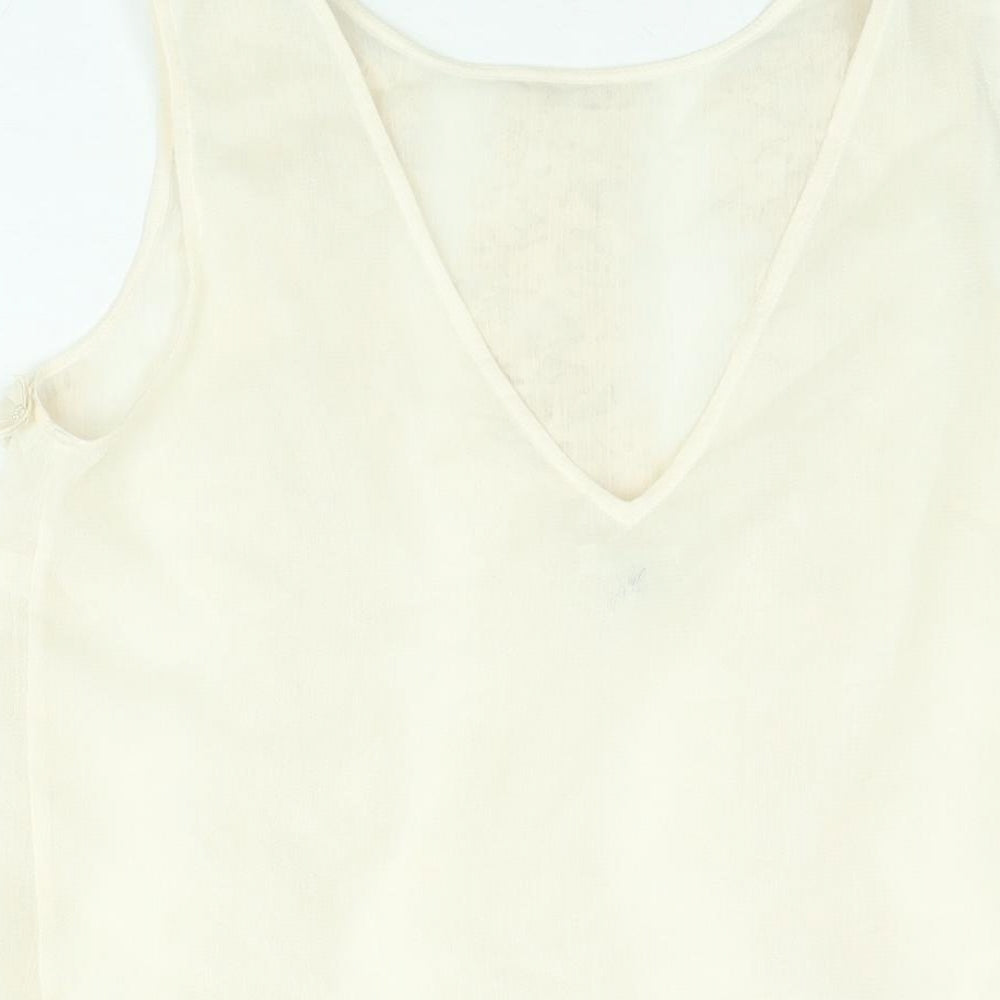 Womens UK Size 12 River Island Ivory Camisole Blouse