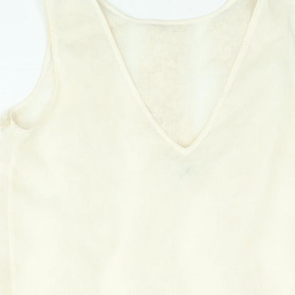 Womens UK Size 12 River Island Ivory Camisole Blouse