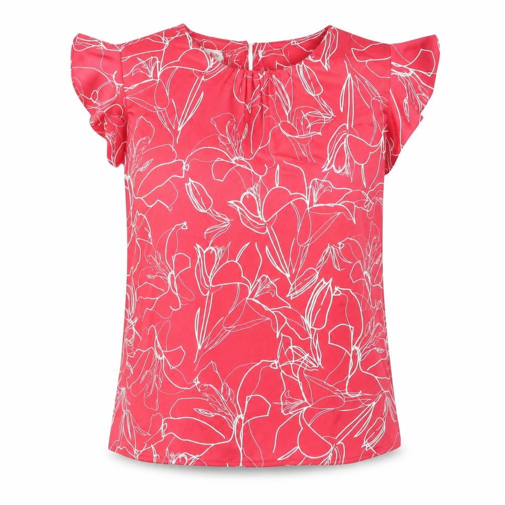 Womens UK Size 14 Damart Pink Basic Blouse