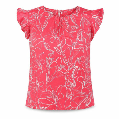 Womens UK Size 14 Damart Pink Basic Blouse