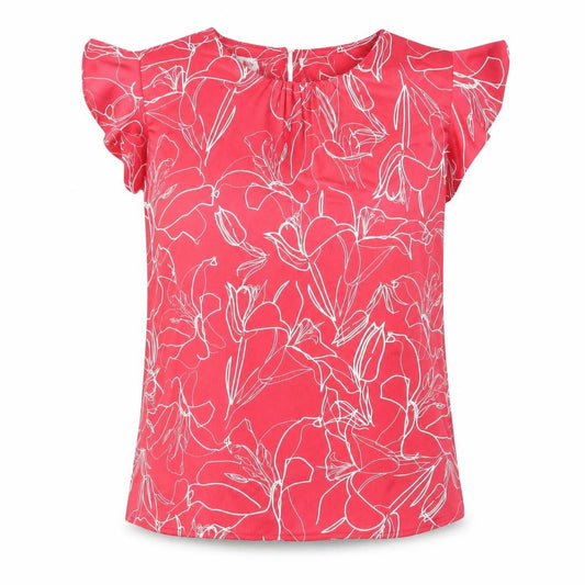 Womens UK Size 14 Damart Pink Basic Blouse