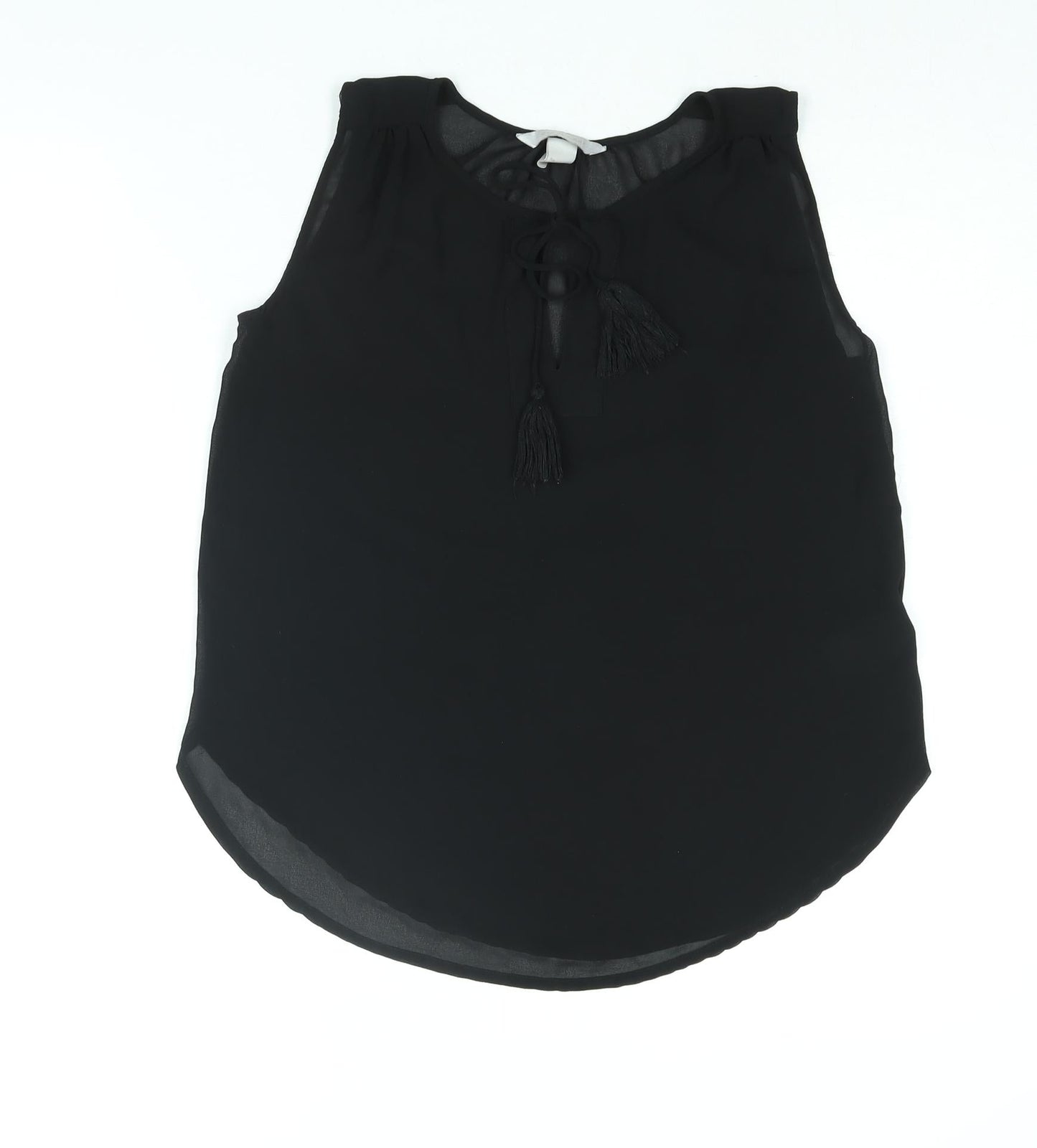 Womens UK Size 6 H&M Black Camisole Blouse