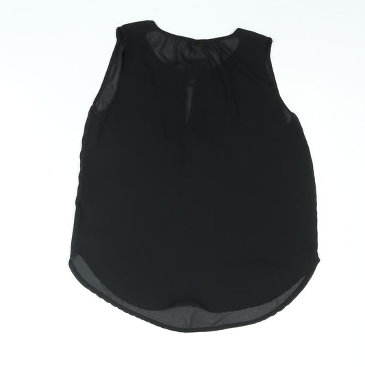 Womens UK Size 6 H&M Black Camisole Blouse