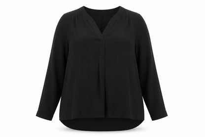 Womens UK Size 14 Arcadia Black Basic Blouse
