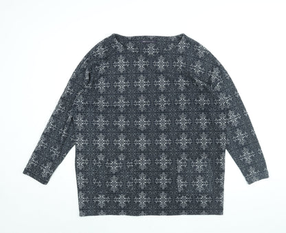 Womens UK Size 18 Marks and Spencer Black Basic Blouse