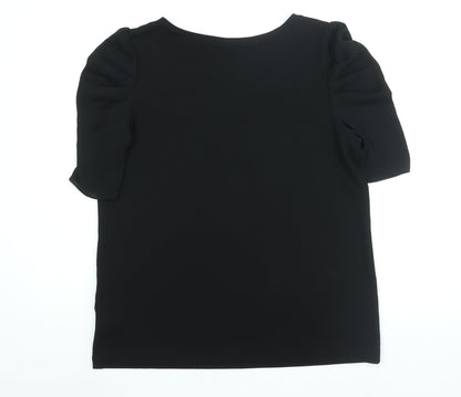 Womens UK Size 12 NEXT Black Basic Blouse