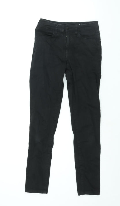 Womens UK Size 8 Marks and Spencer Regular Fit Skinny Black Jeans