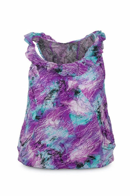 Womens UK Size 2XL Izabel Multicoloured Camisole Blouse