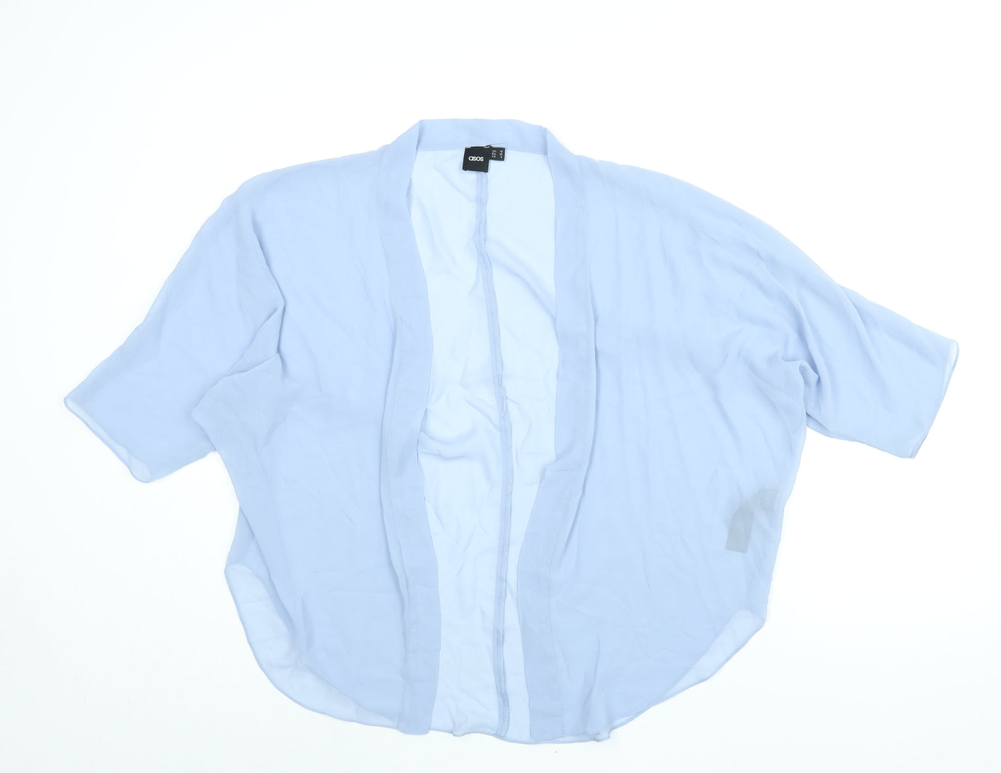 Womens UK Size 10 ASOS Blue Kimono Blouse