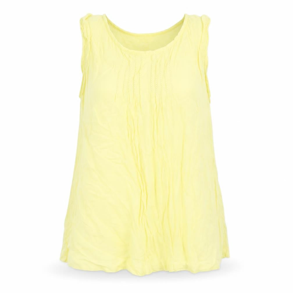 Womens UK Size 12 Just Elegance Yellow Camisole Blouse