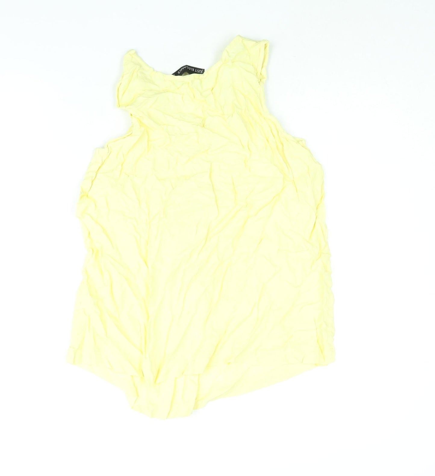 Womens UK Size 12 Just Elegance Yellow Camisole Blouse