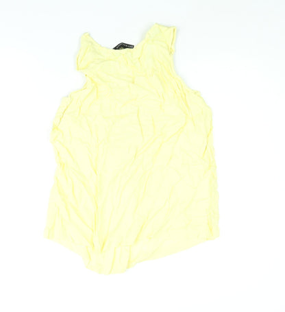 Womens UK Size 12 Just Elegance Yellow Camisole Blouse