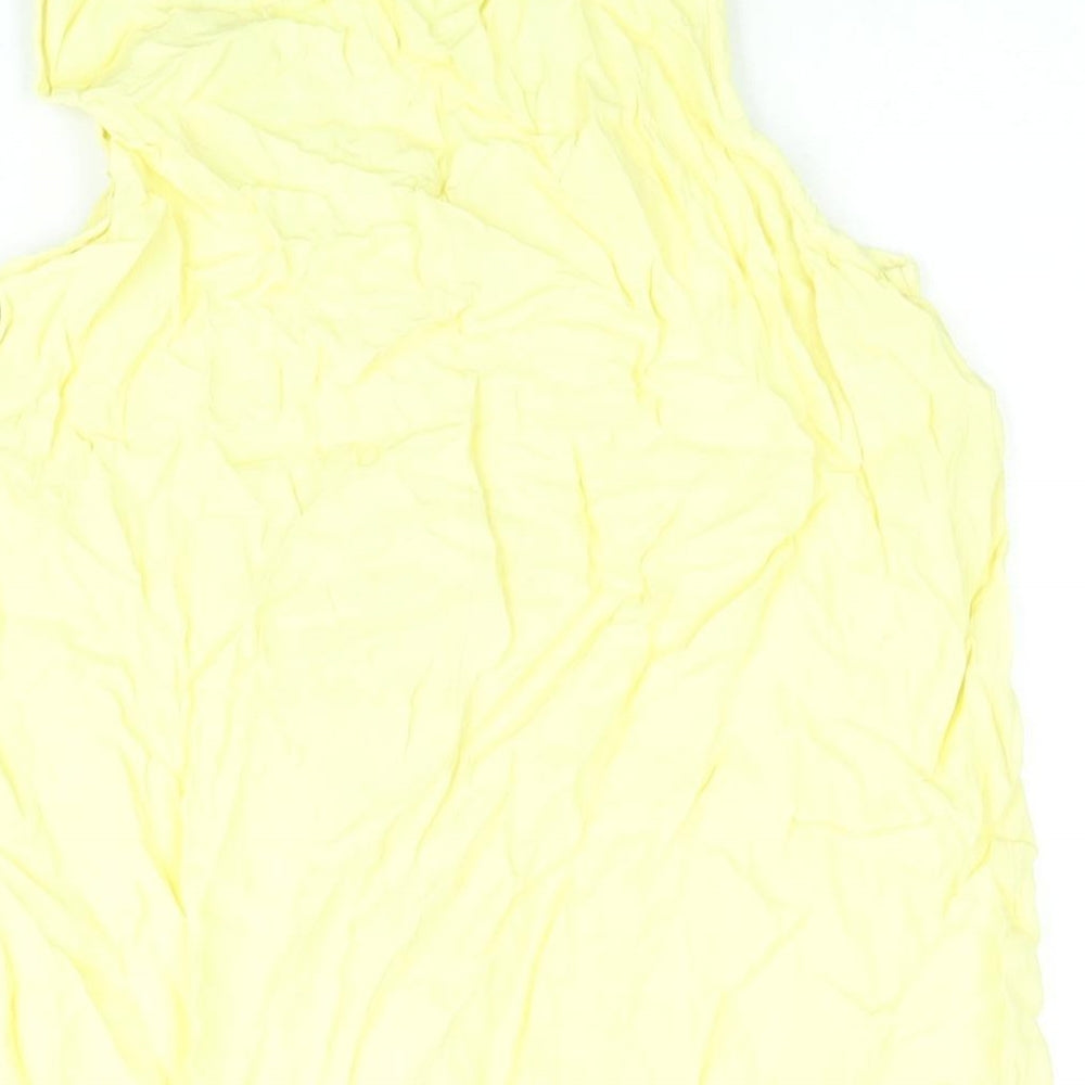 Womens UK Size 12 Just Elegance Yellow Camisole Blouse