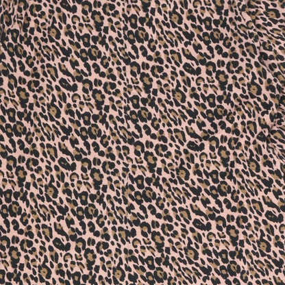Capsule Womens Pink Animal Print Polyester Shift Size 12 Round Neck Pullover - Leopard Print