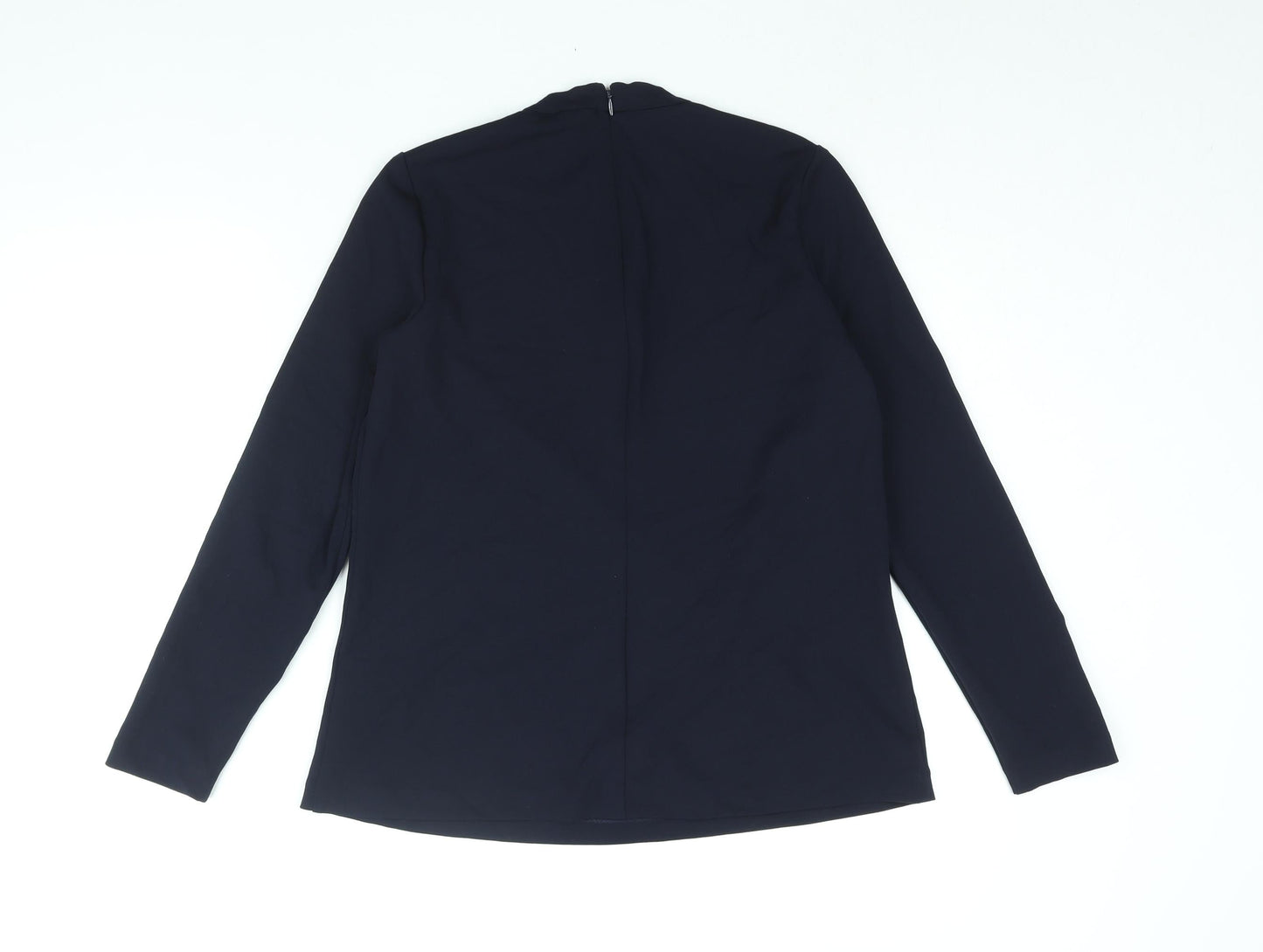 Womens UK Size 10 Warehouse Blue Basic Blouse