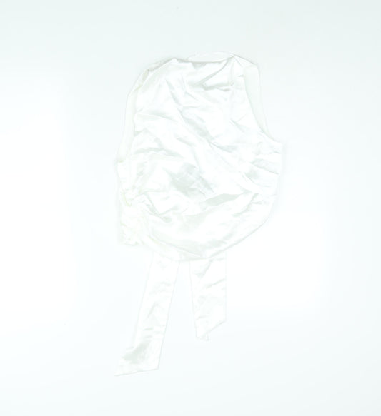 Womens UK Size S Zara White Basic Blouse