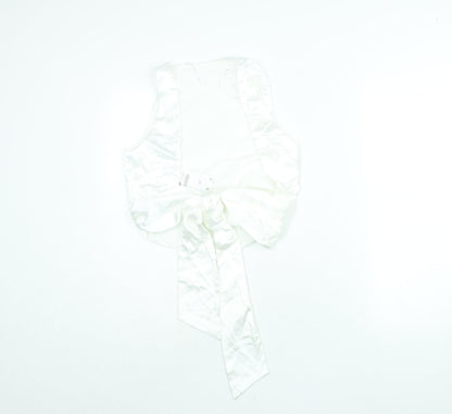 Womens UK Size S Zara White Basic Blouse