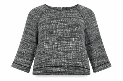 Womens UK Size L Zara Black Basic Blouse