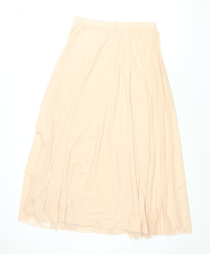 Dorothy Perkins Womens Pink Polyester Pleated Skirt Size 12