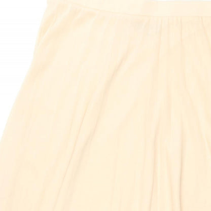 Dorothy Perkins Womens Pink Polyester Pleated Skirt Size 12