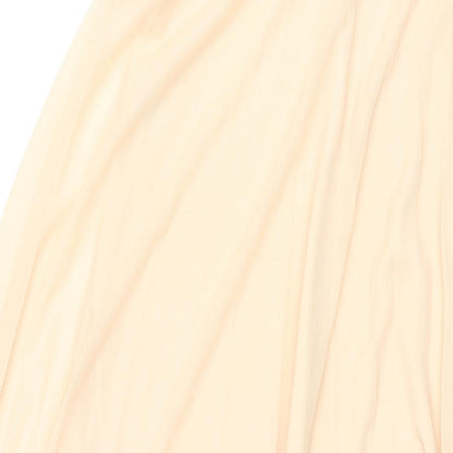 Dorothy Perkins Womens Pink Polyester Pleated Skirt Size 12