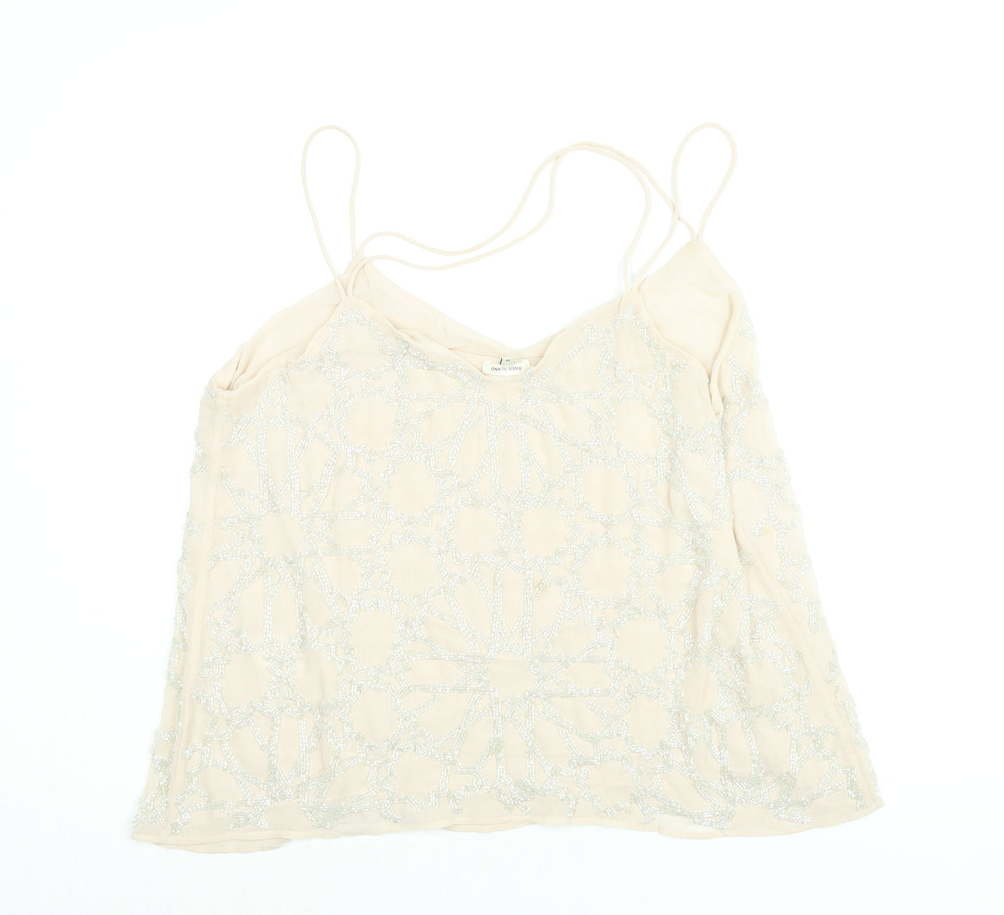 Womens UK Size 16 River Island Pink Camisole Blouse