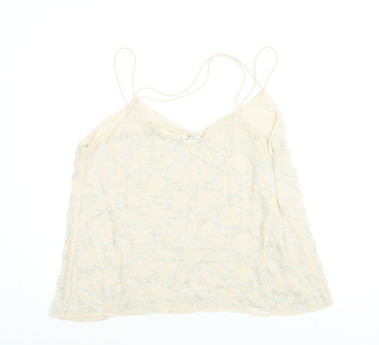 Womens UK Size 16 River Island Pink Camisole Blouse