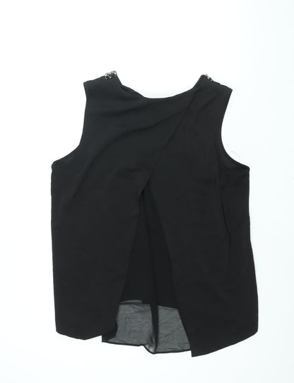 Womens UK Size 18 Dorothy Perkins Black Camisole Blouse