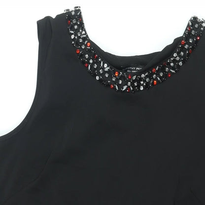 Womens UK Size 18 Dorothy Perkins Black Camisole Blouse