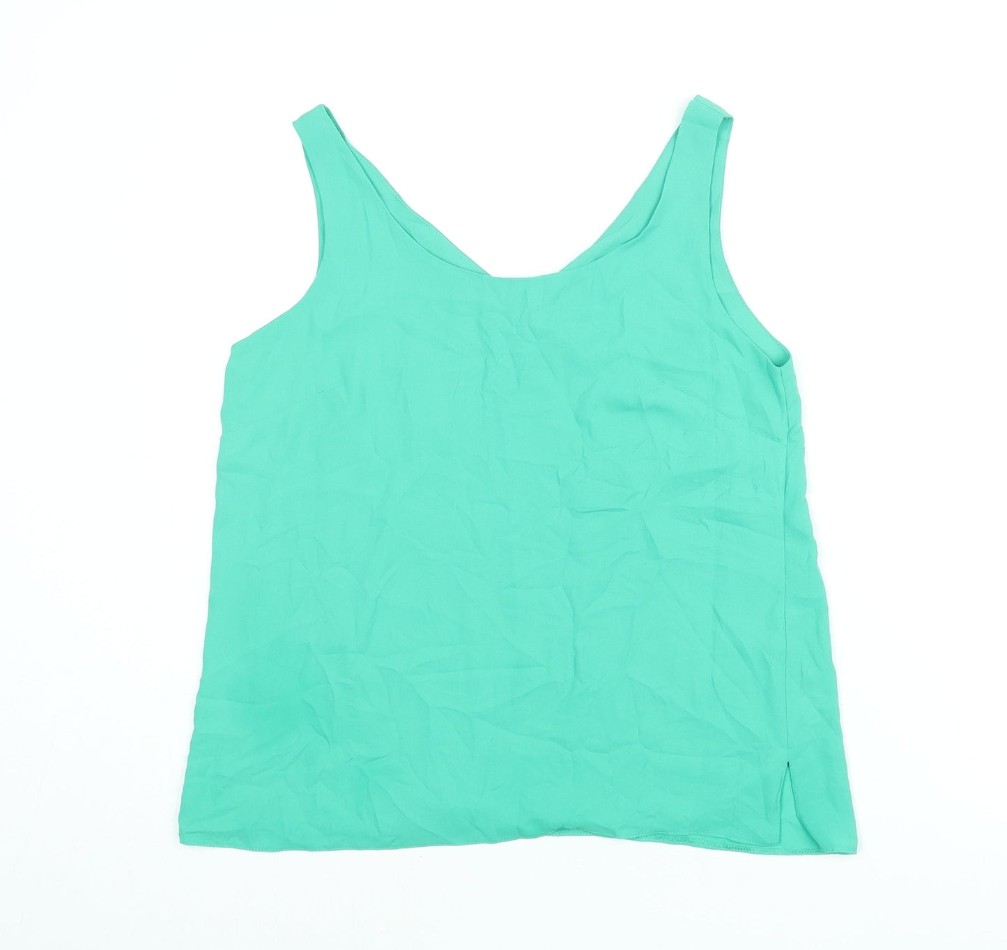 Womens UK Size 10 Wallis Green Camisole Blouse