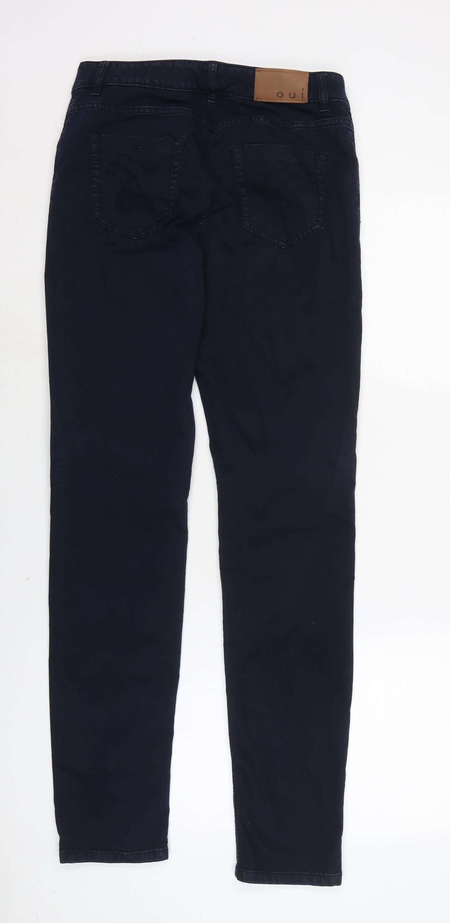 Womens UK Size 28 in Oui Regular Fit Straight Blue Jeans