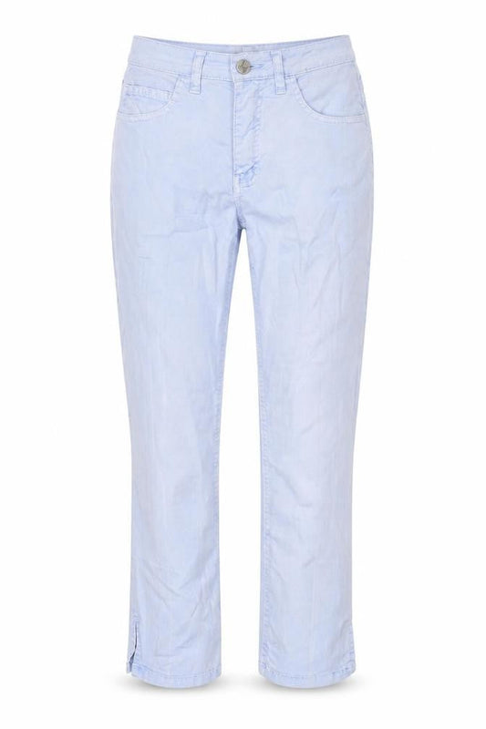 Amazing Women Womens Blue Cotton Blend Straight Jeans Size 8 L24 in Regular Zip