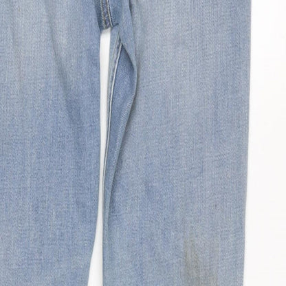 Womens UK Size 28 in Sisley Regular Fit Straight Blue Jeans