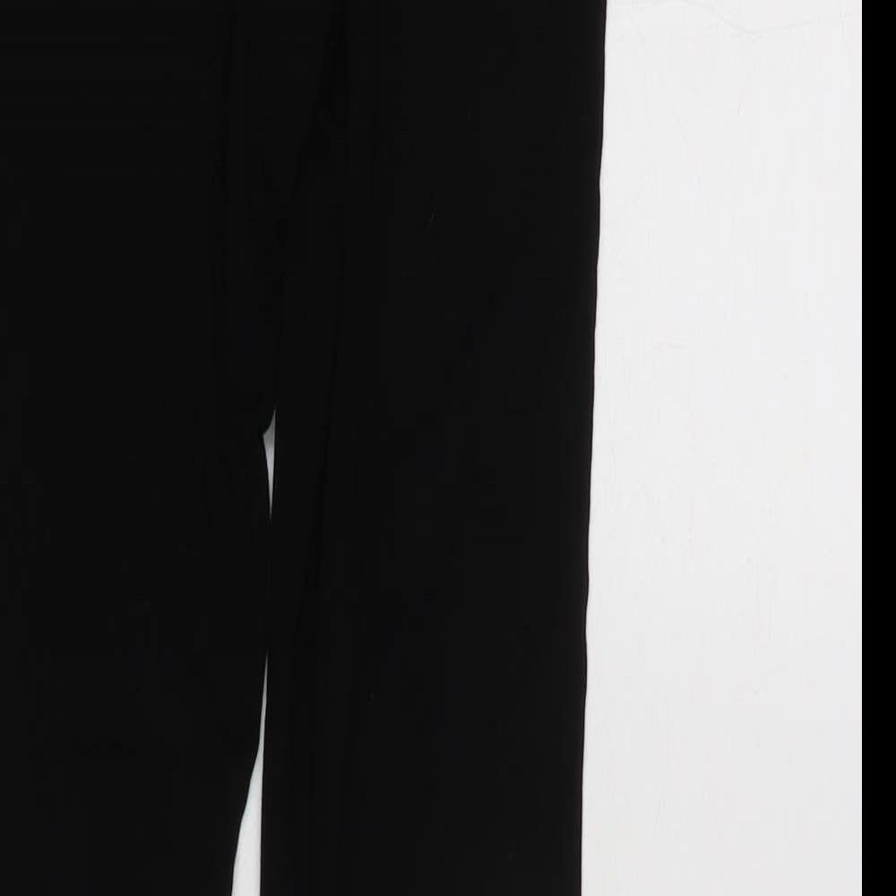 Heartscent Womens Black Cotton Chino Leggings Size 6 L26 in