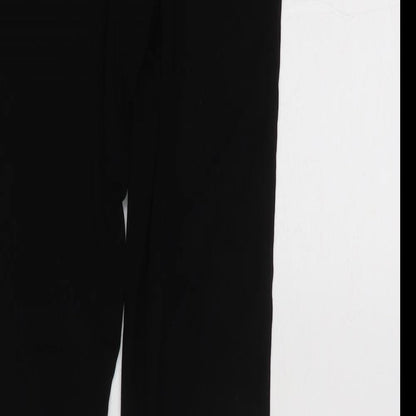 Heartscent Womens Black Cotton Chino Leggings Size 6 L26 in