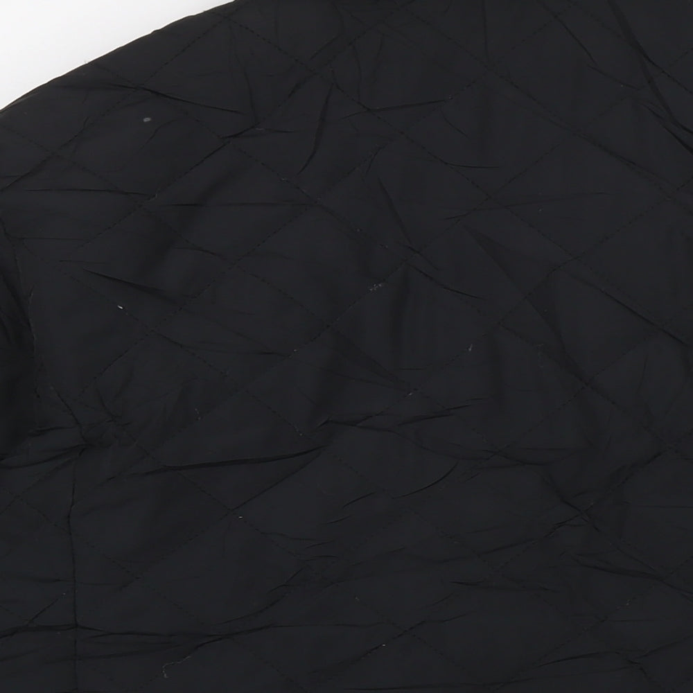 Womens UK Size 16 Betty kay Black Quilted Coat