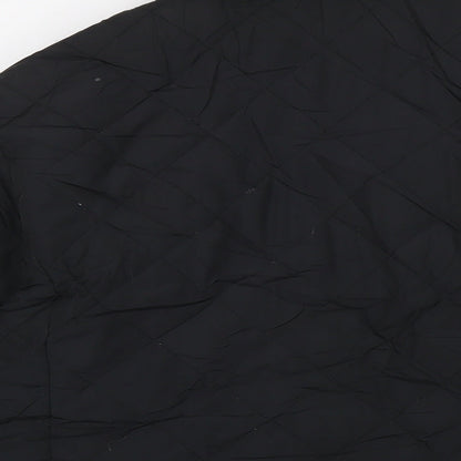 Womens UK Size 16 Betty kay Black Quilted Coat