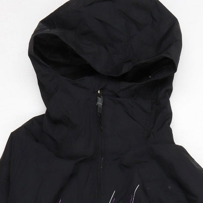 Technicals Mens Black Anorak Coat Size M Zip