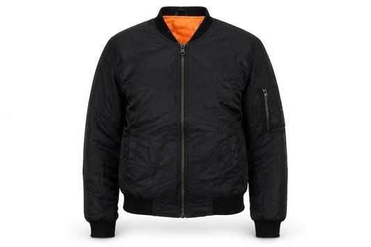Womens UK Size 6 Topshop Black Bomber Jacket