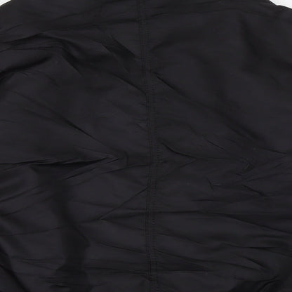 Womens UK Size 6 Topshop Black Bomber Jacket